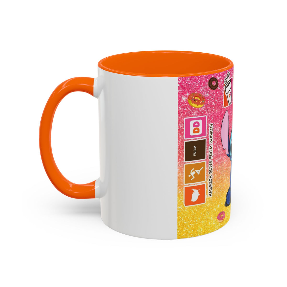 Dunkin junkie Accent Coffee Mug (11, 15oz)