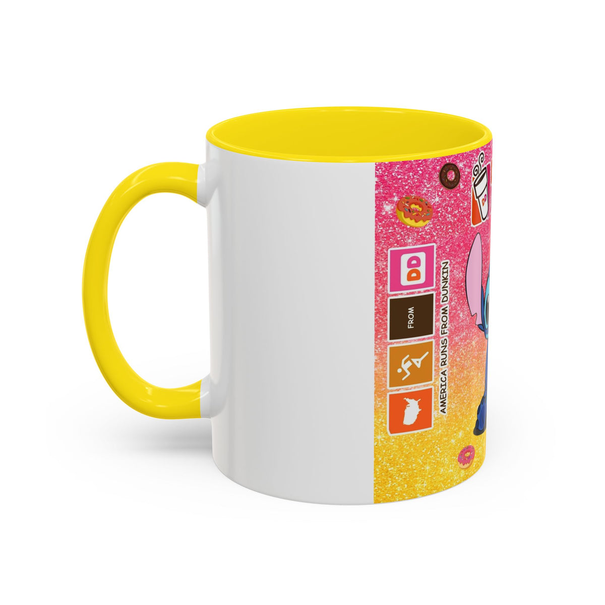 Dunkin junkie Accent Coffee Mug (11, 15oz)