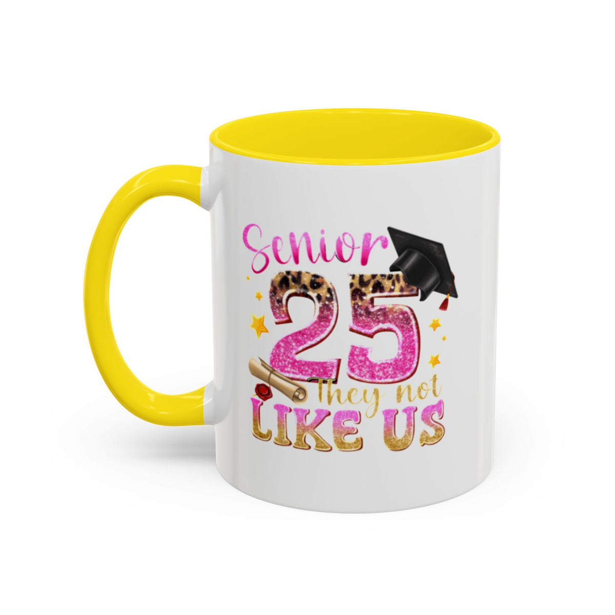 Senior 25 Accent Coffee Mug