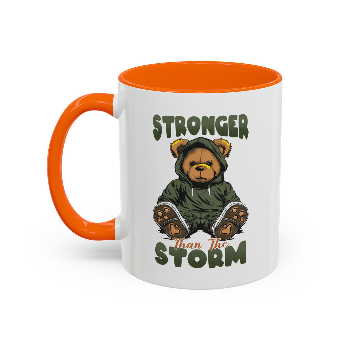 Stronger Than The Storm Accent Coffee Mug