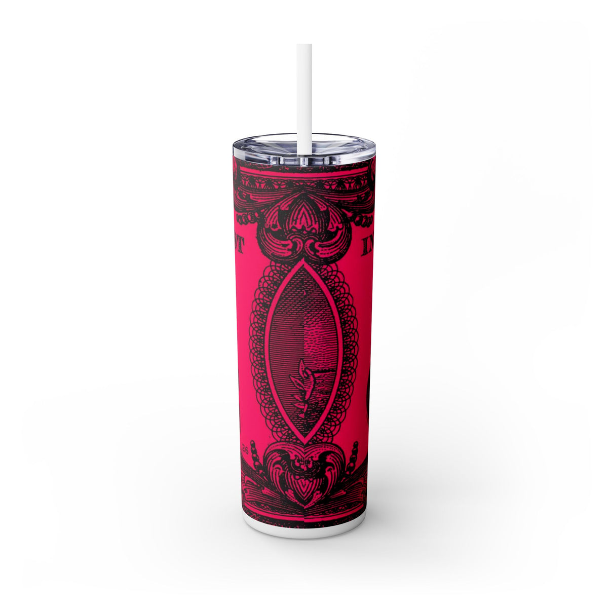 In god we trust Skinny Tumbler with Straw, 20oz