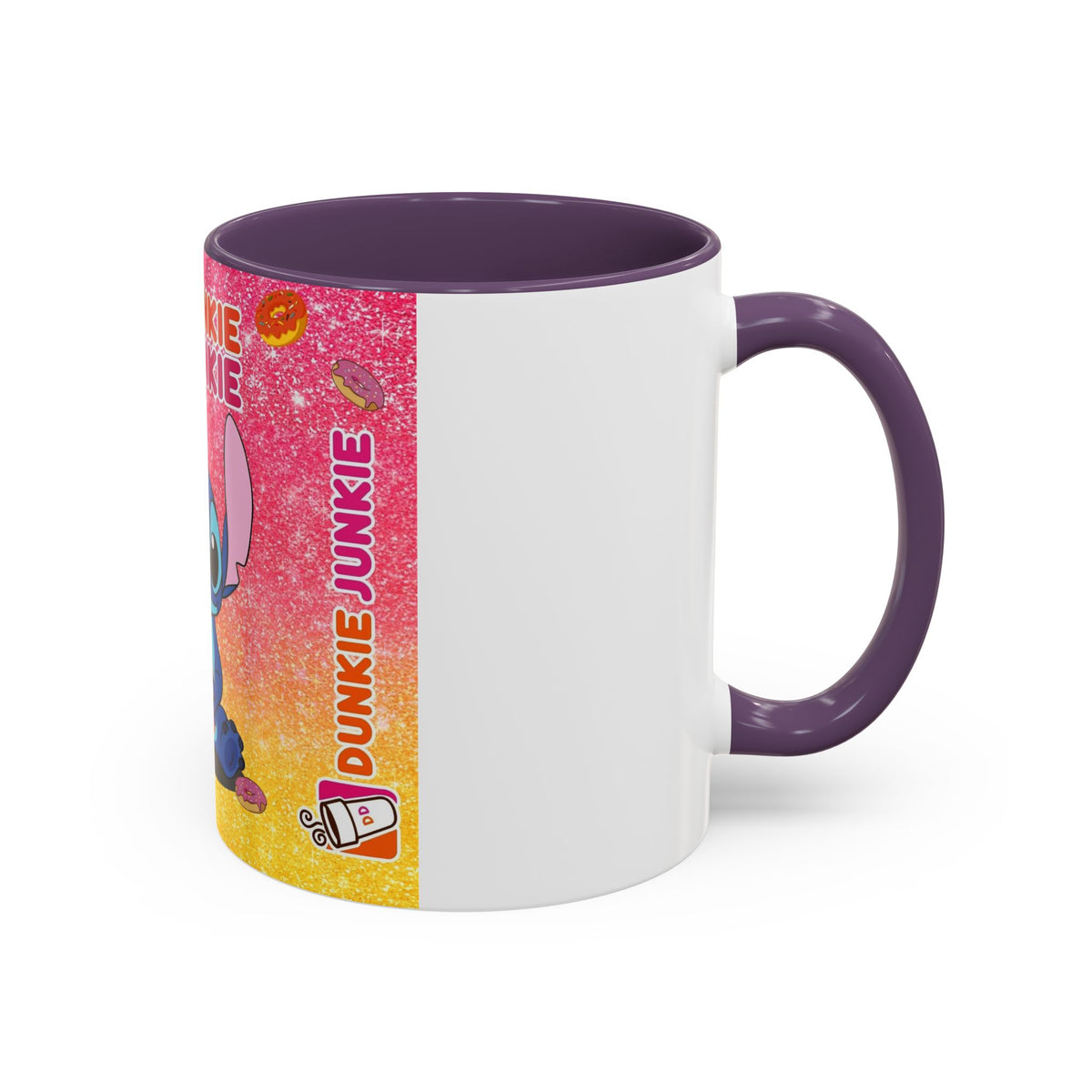 Dunkin junkie Accent Coffee Mug (11, 15oz)