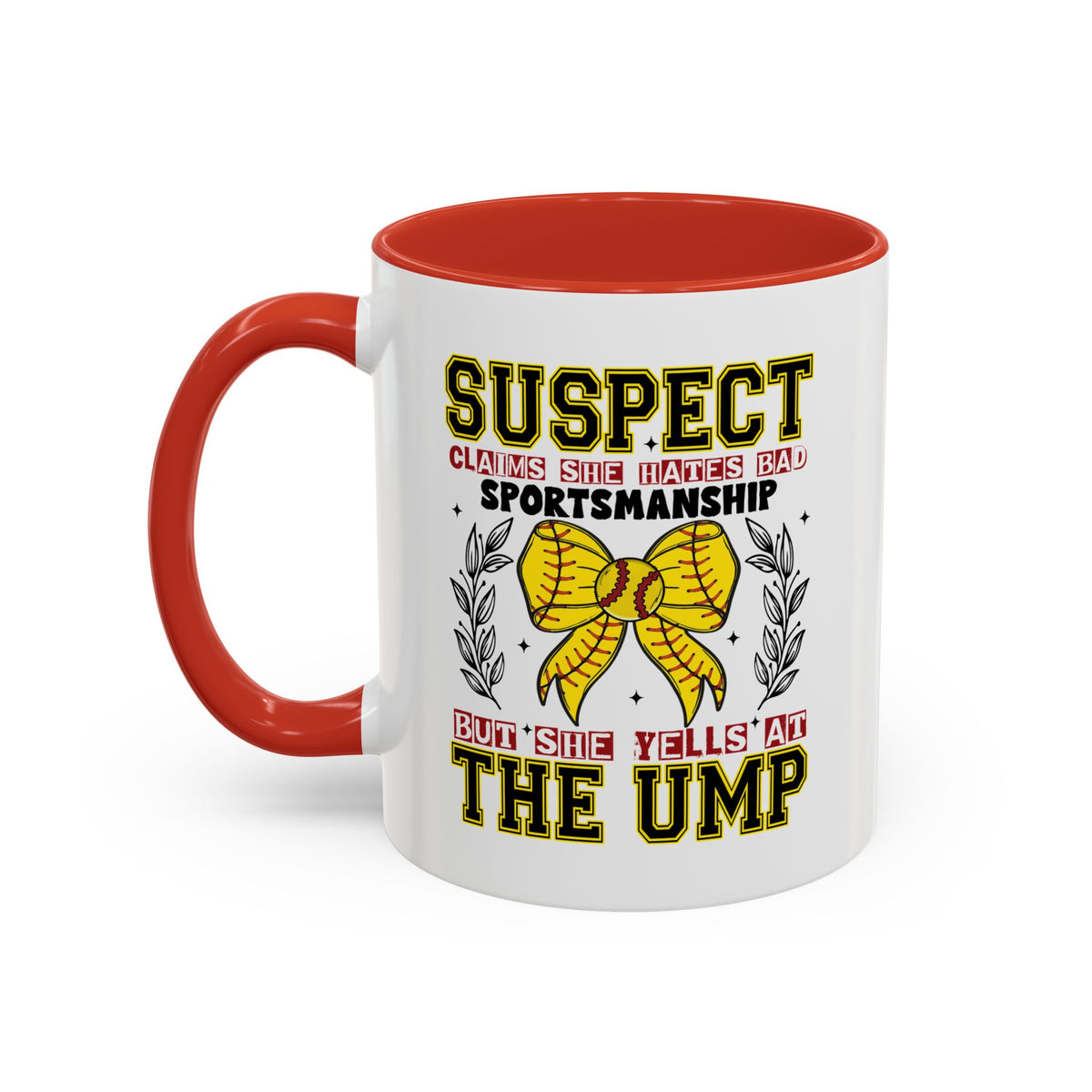 Suspect Claims Accent Coffee Mug