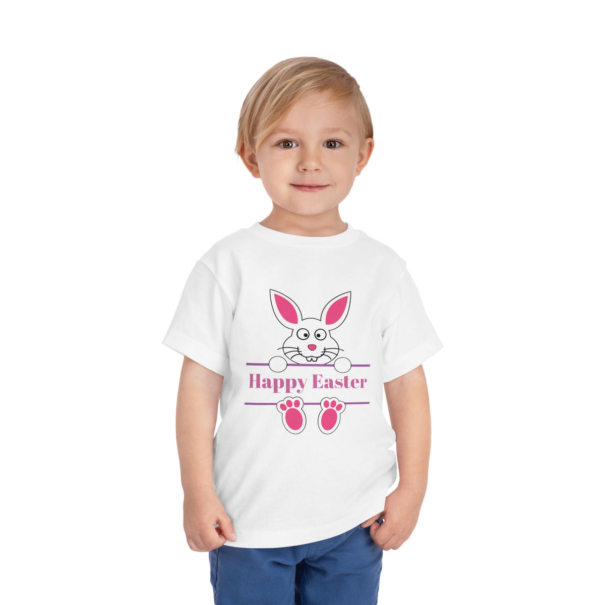 Happy Easter Toddler Short Sleeve Tee