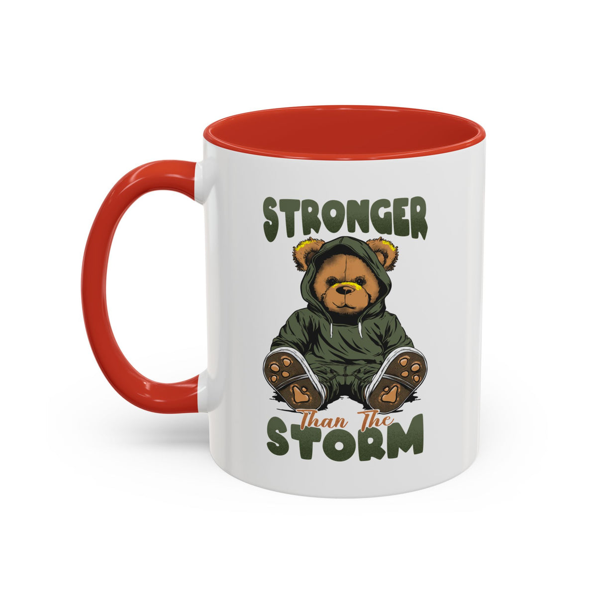 Stronger Than The Storm Accent Coffee Mug