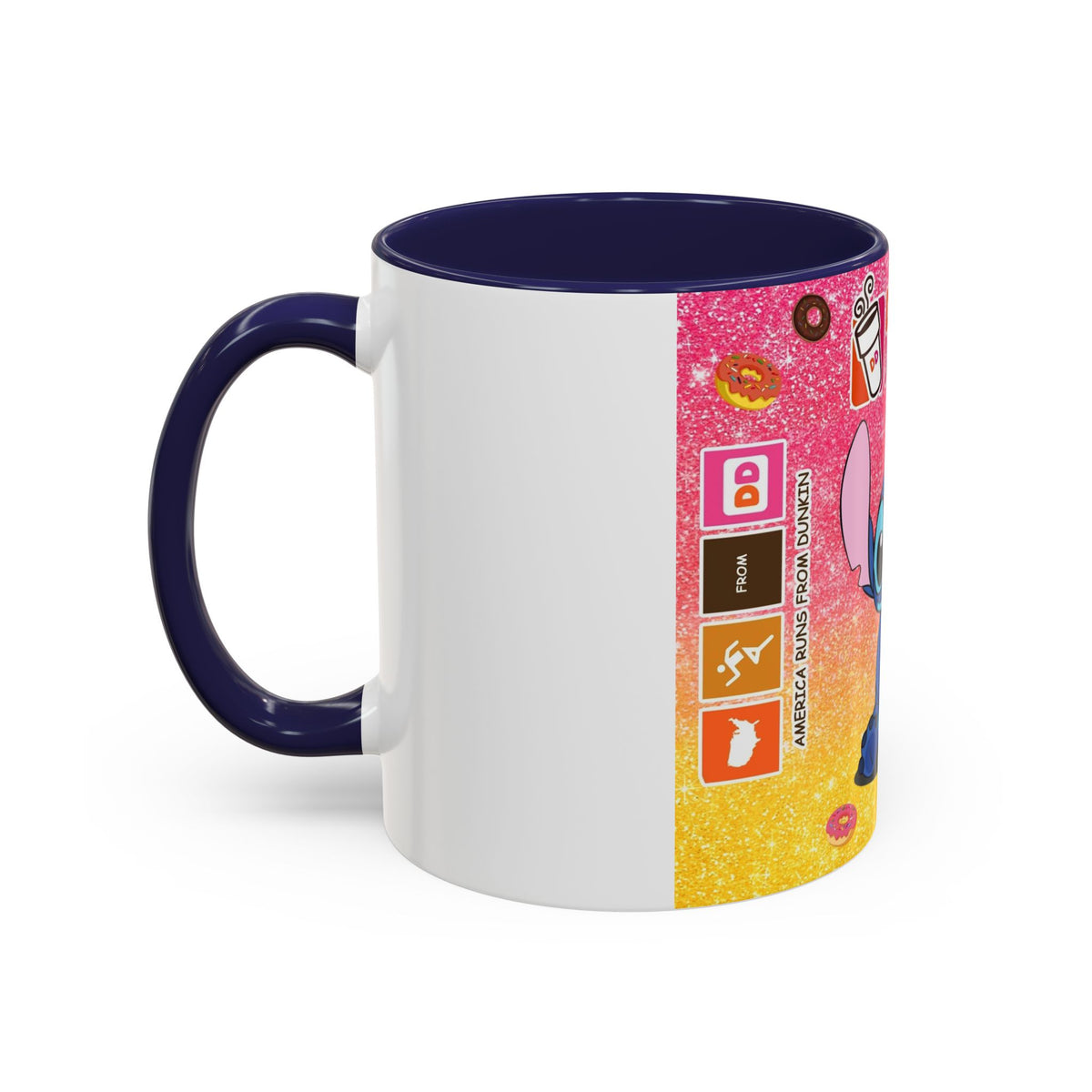 Dunkin junkie Accent Coffee Mug (11, 15oz)