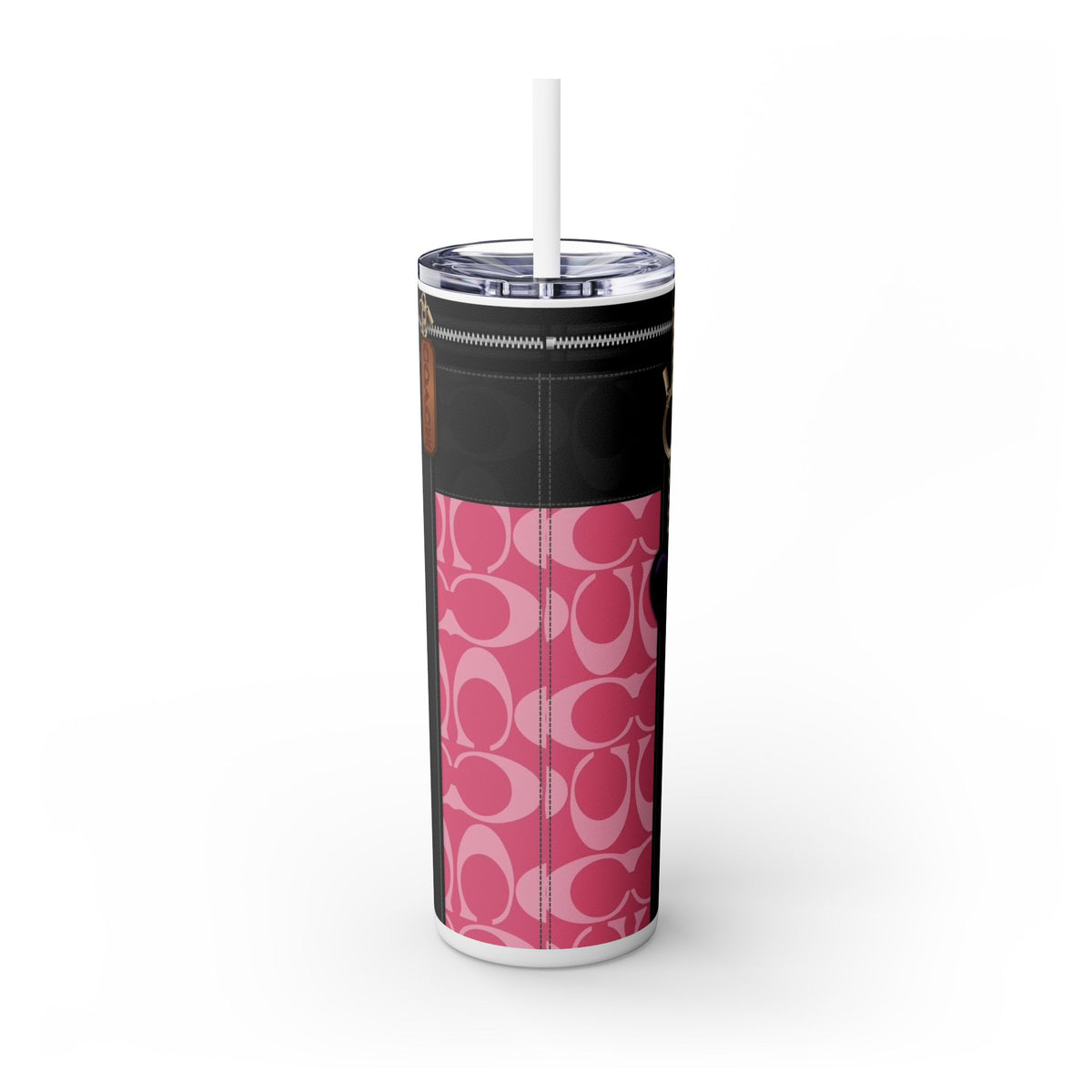 Coach Skinny Tumbler with Straw, 20oz