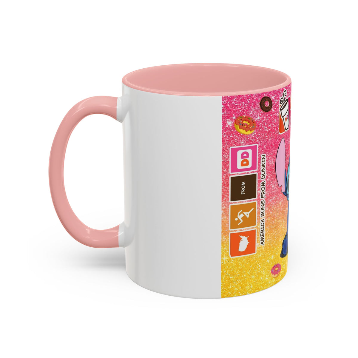 Dunkin junkie Accent Coffee Mug (11, 15oz)