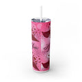 I love you Skinny Tumbler with Straw, 20oz