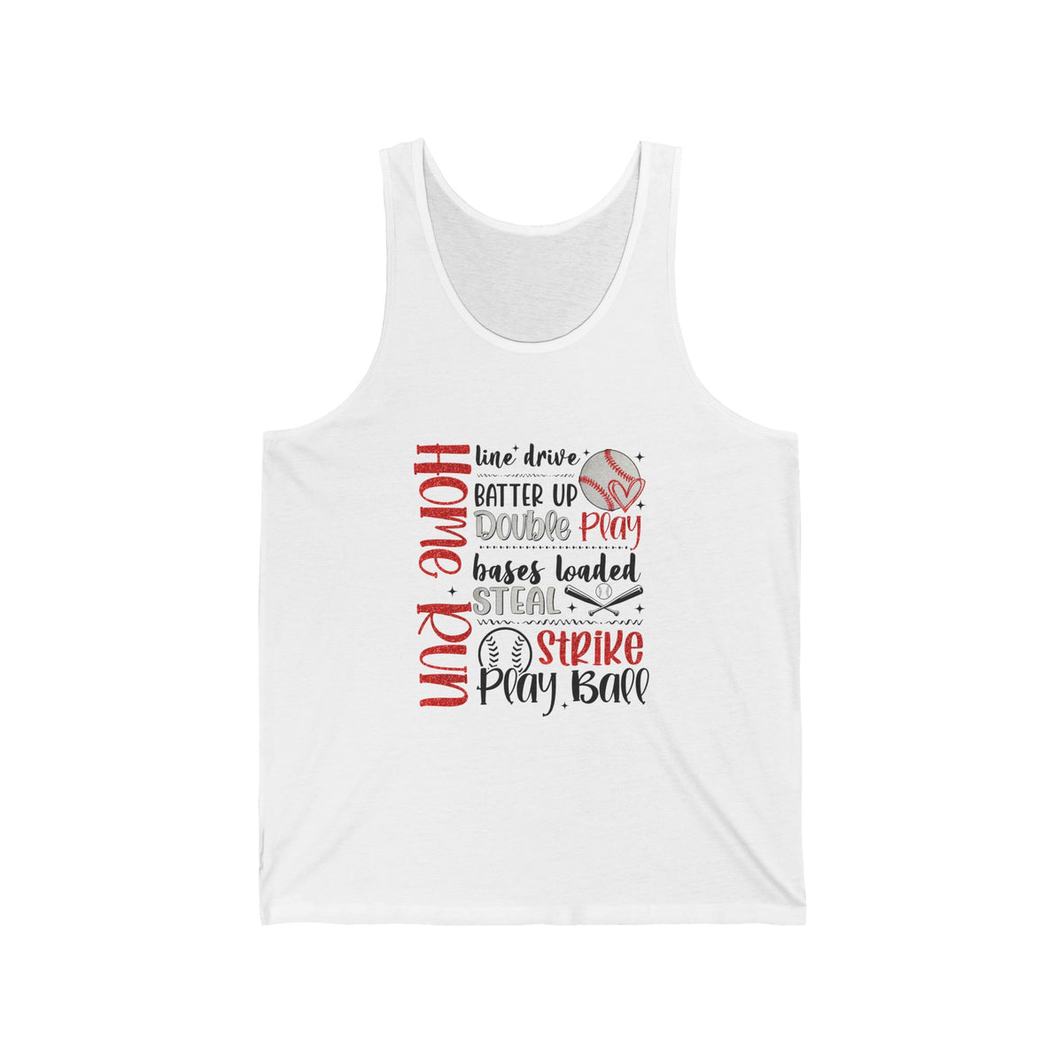 Home Run Unisex Jersey Tank