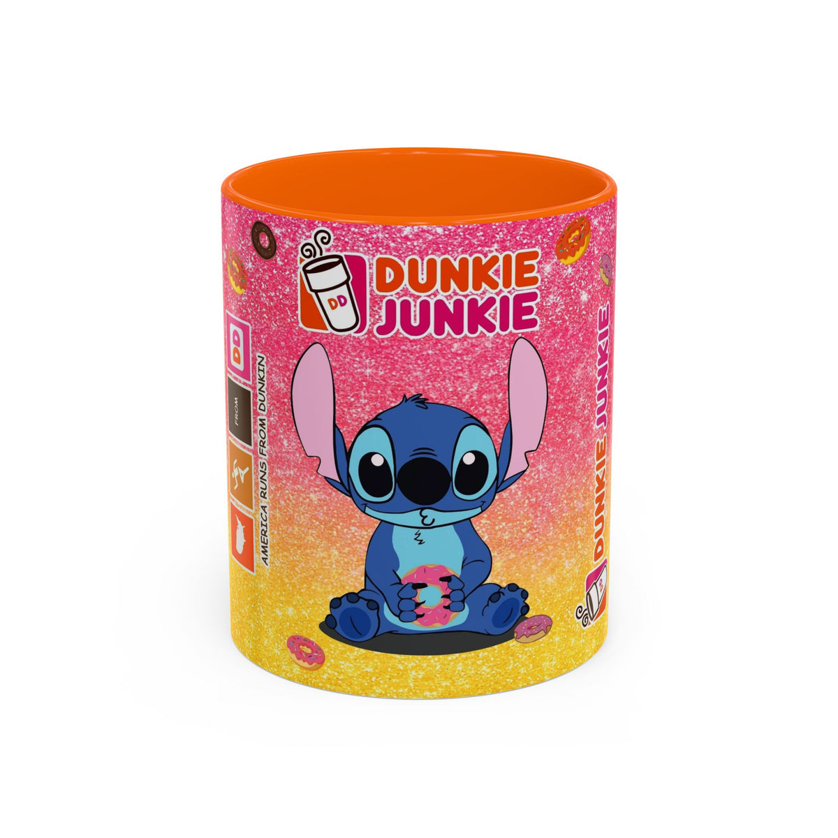 Dunkin junkie Accent Coffee Mug (11, 15oz)