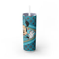 LV mickey Skinny Tumbler with Straw, 20oz