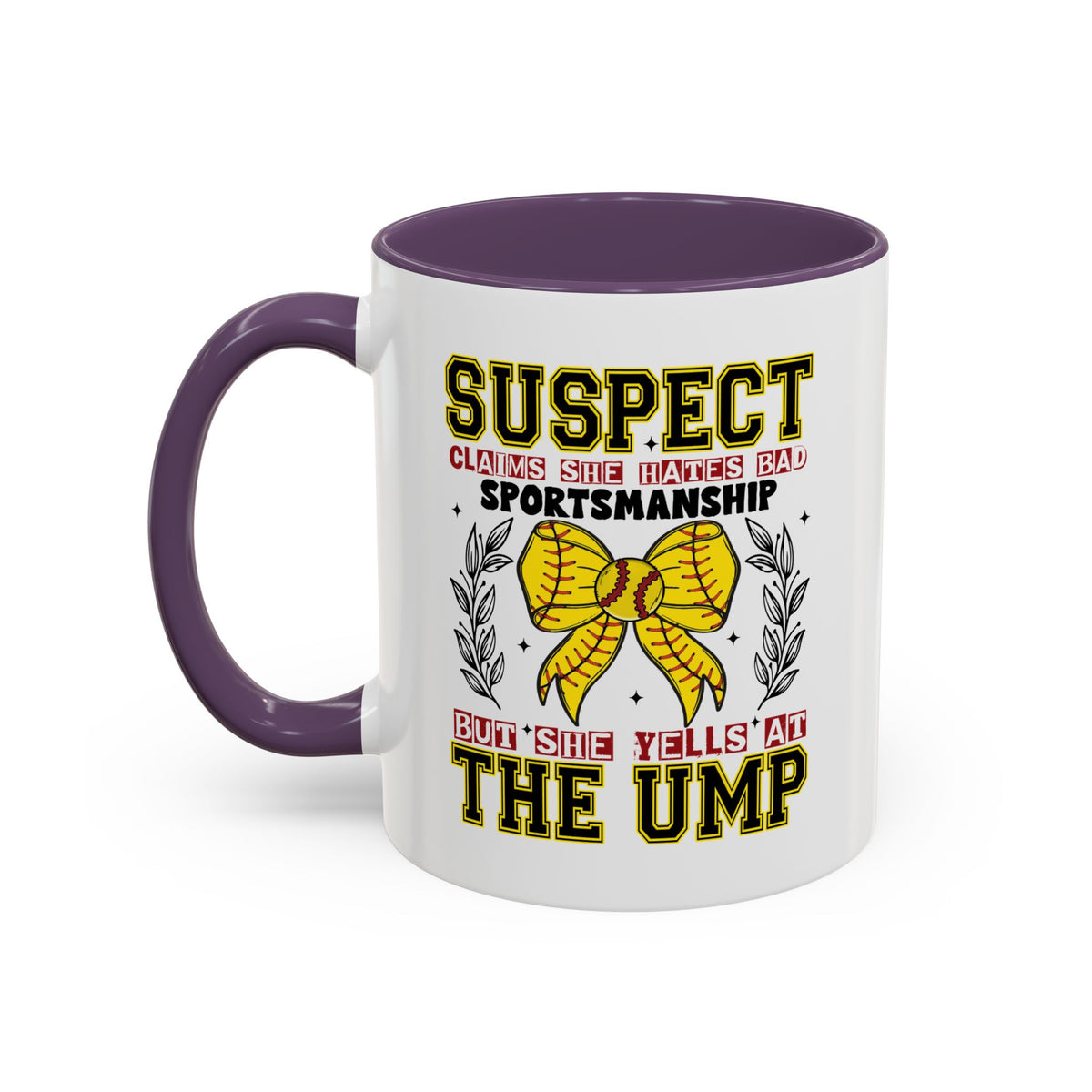 Suspect Claims Accent Coffee Mug