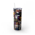 Sports  Skinny Tumbler with Straw, 20oz
