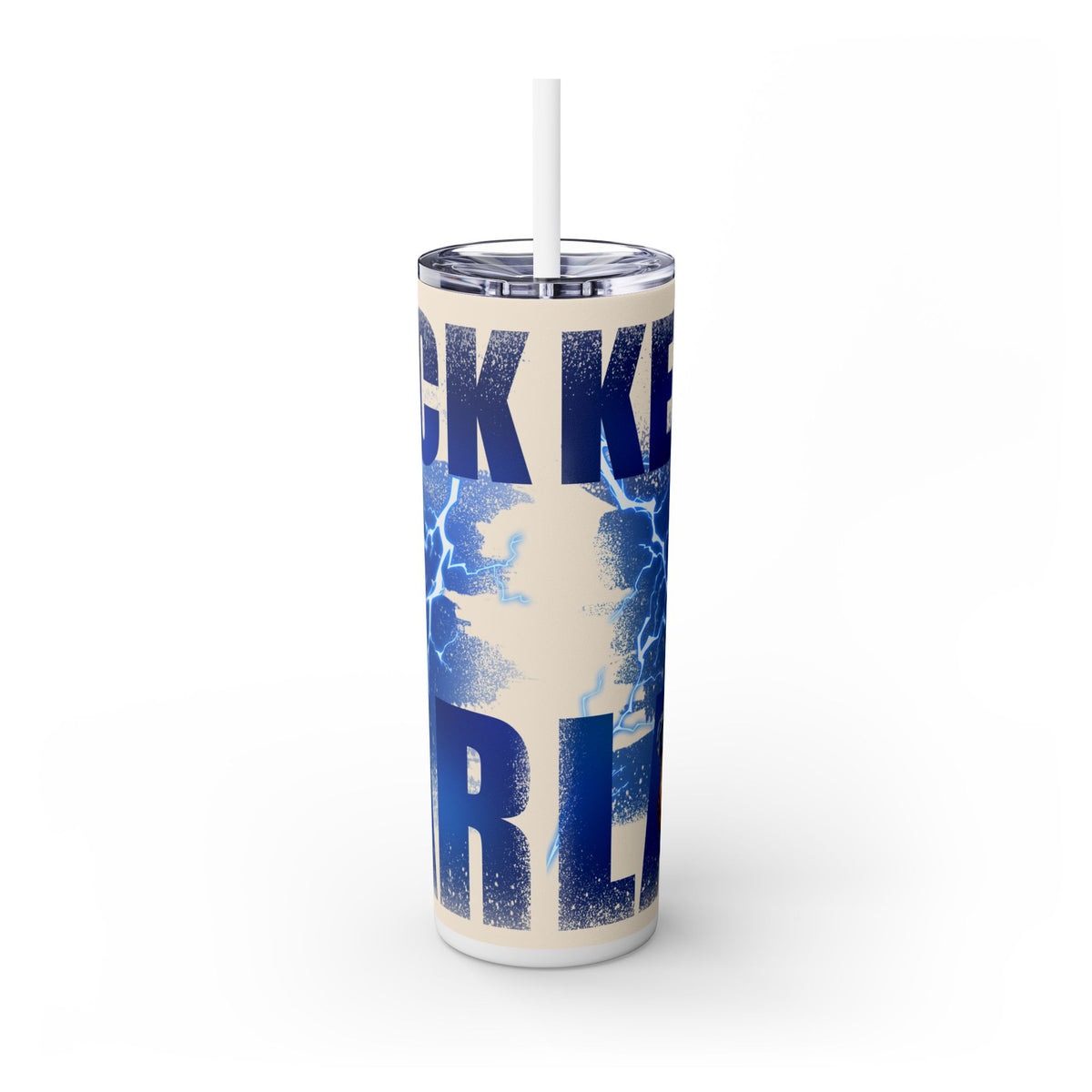 Kendrick Lamar Skinny Tumbler with Straw, 20oz