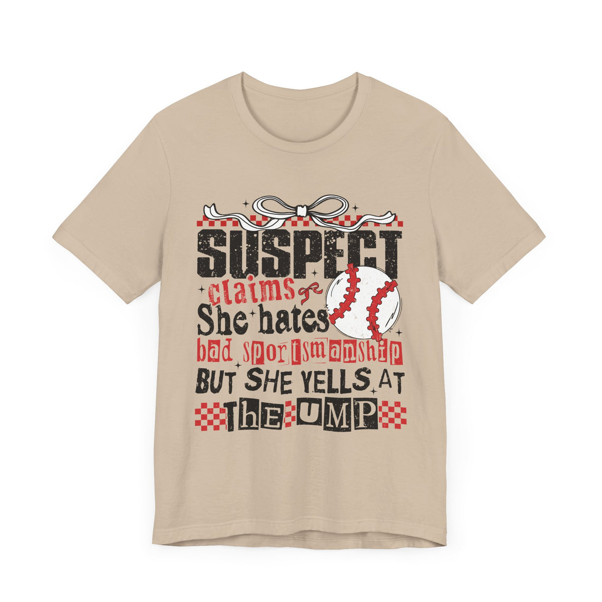 Suspect Claims Unisex Jersey Short Sleeve Tee