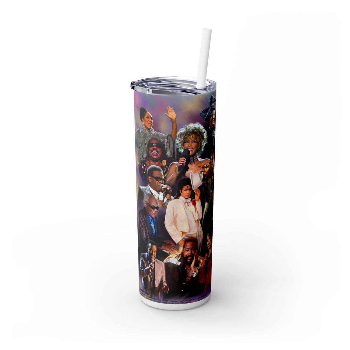 Legend of of soul Skinny Tumbler with Straw, 20oz