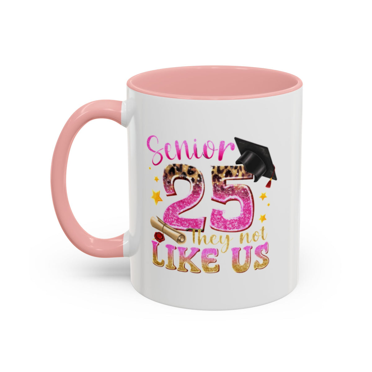 Senior 25 Accent Coffee Mug