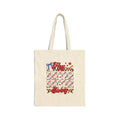 Hey Batter Swing Cotton Canvas Tote Bag