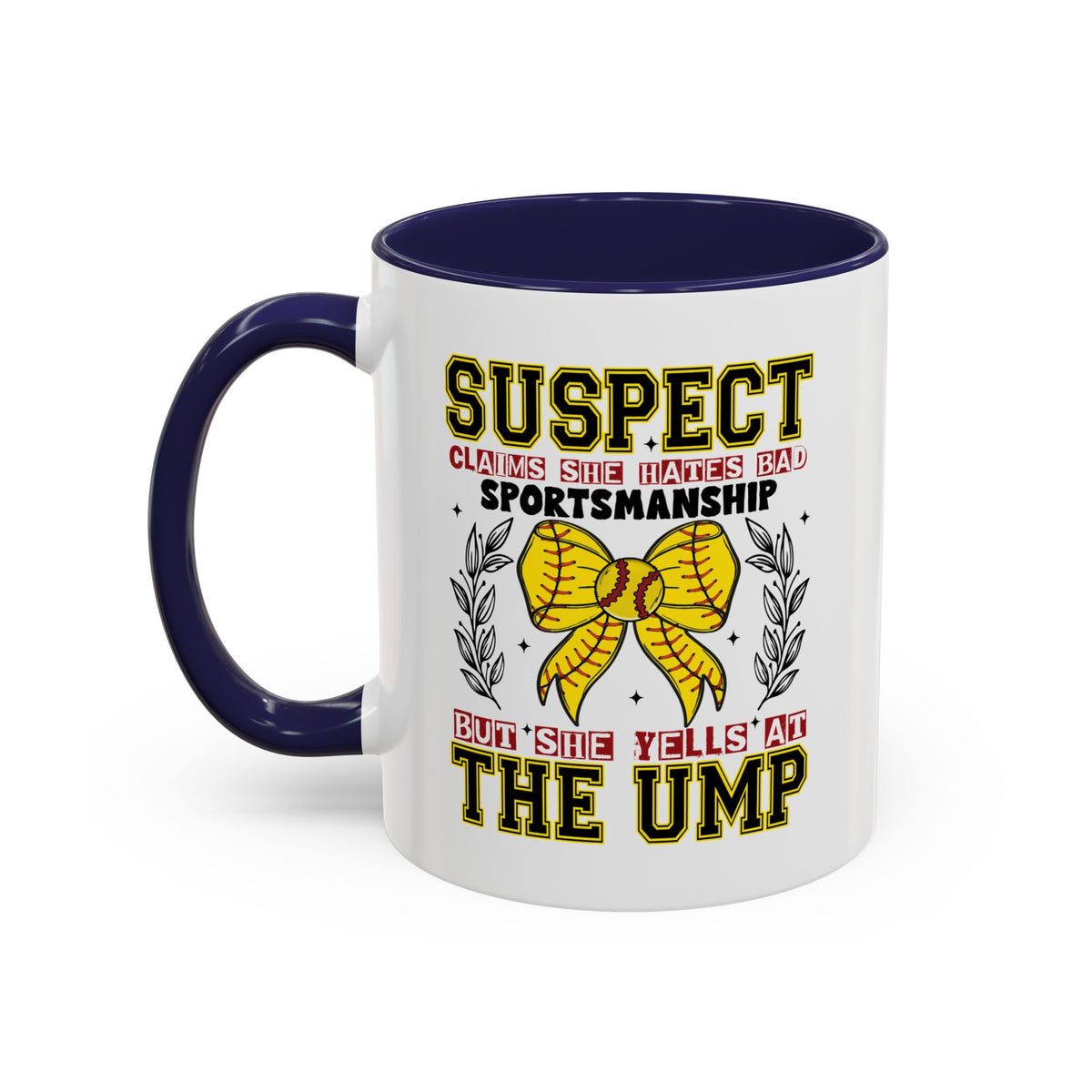 Suspect Claims Accent Coffee Mug