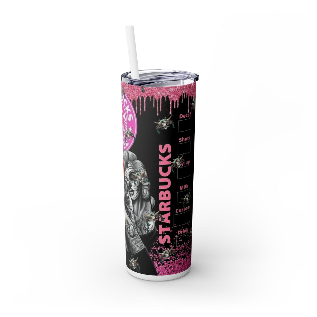 Starbucks skinny Tumbler with Straw, 20oz