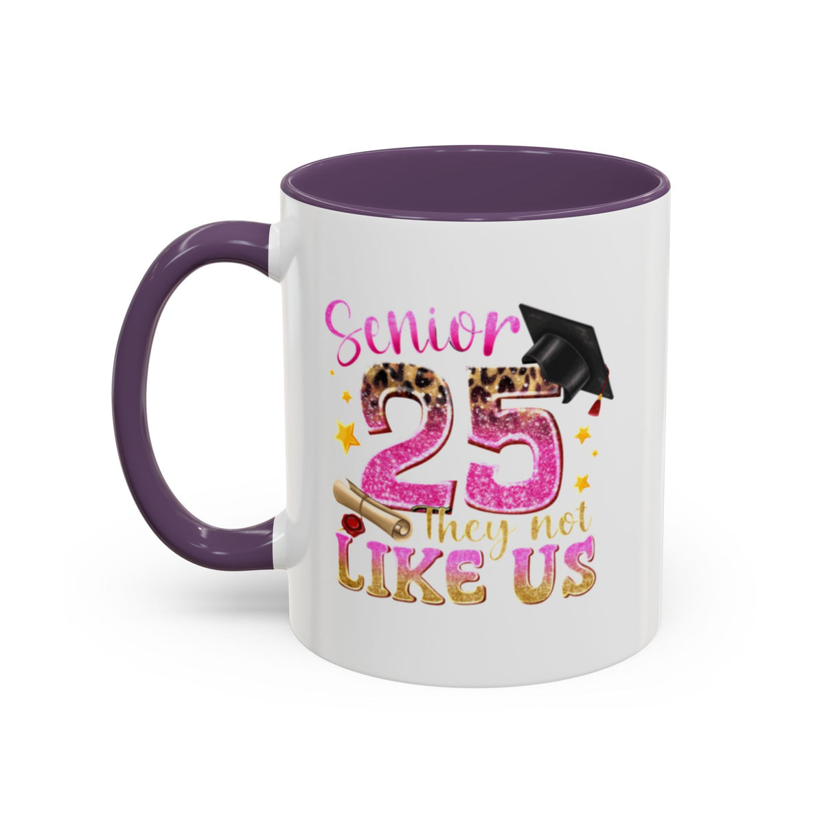 Senior 25 Accent Coffee Mug