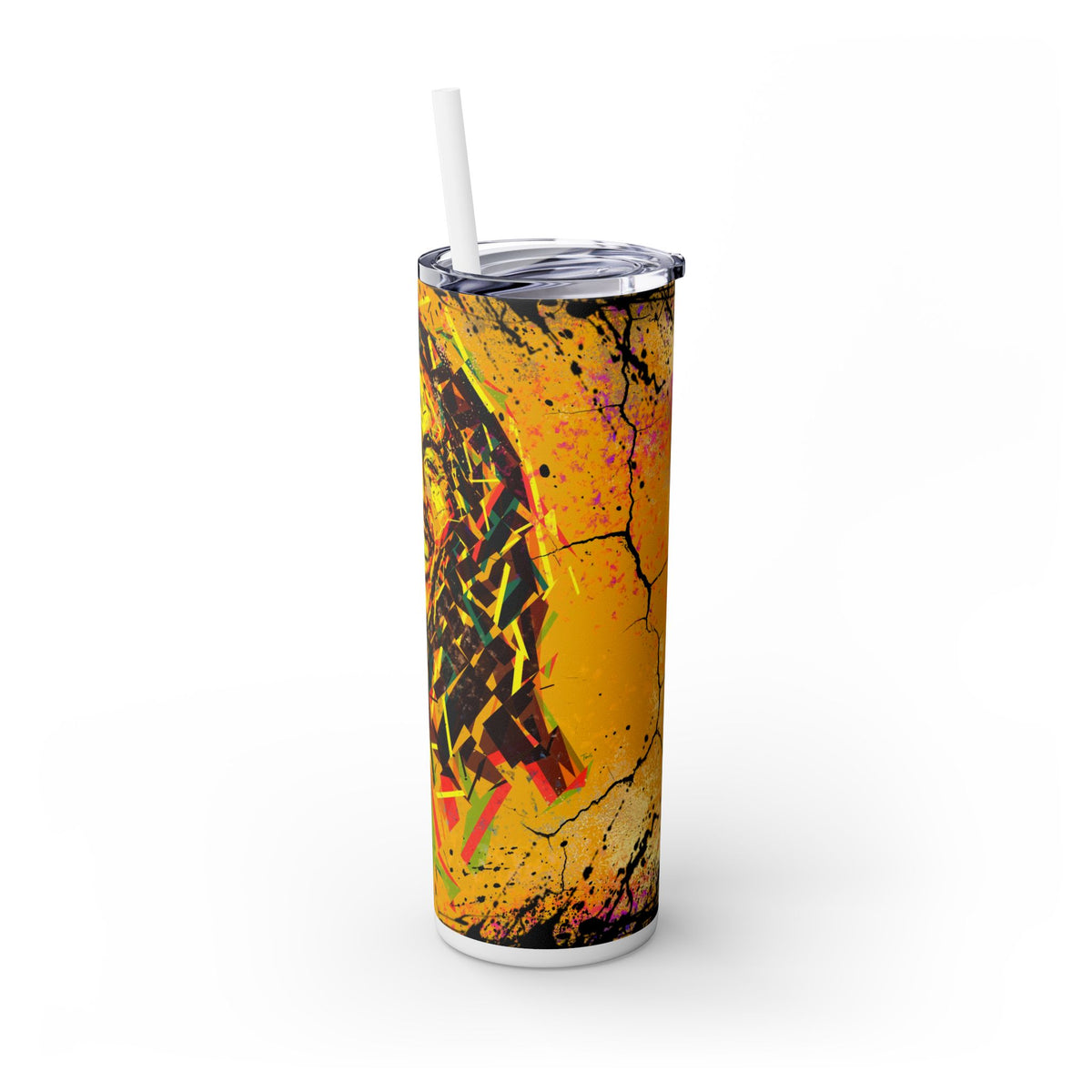 BOB  Skinny Tumbler with Straw, 20oz