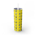 sponge bob Skinny Tumbler with Straw, 20oz