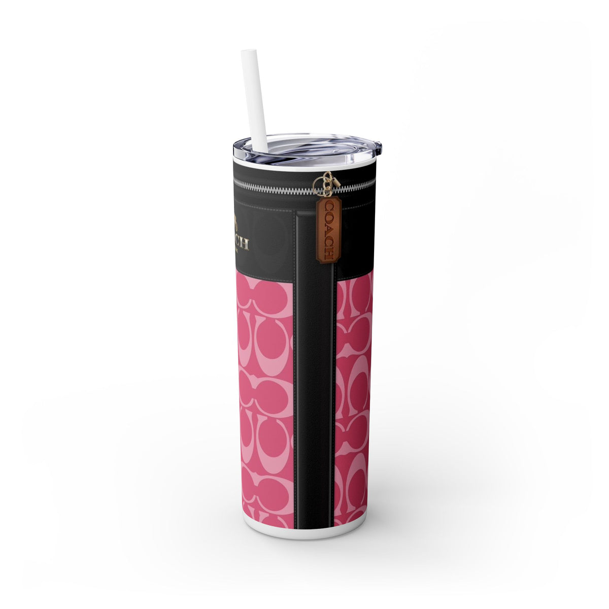 Coach Skinny Tumbler with Straw, 20oz