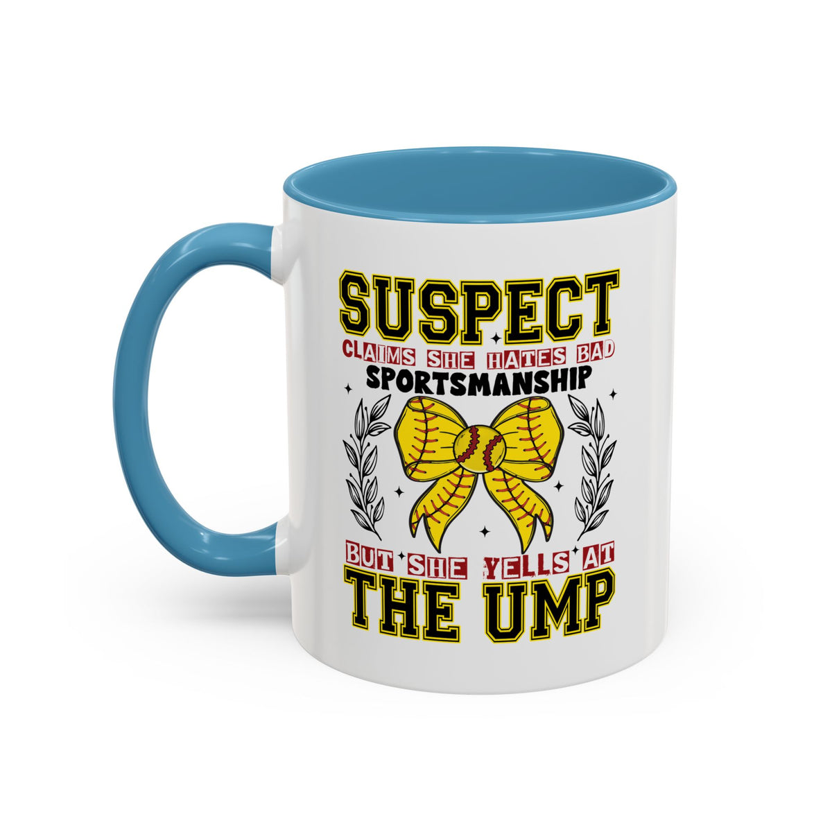 Suspect Claims Accent Coffee Mug