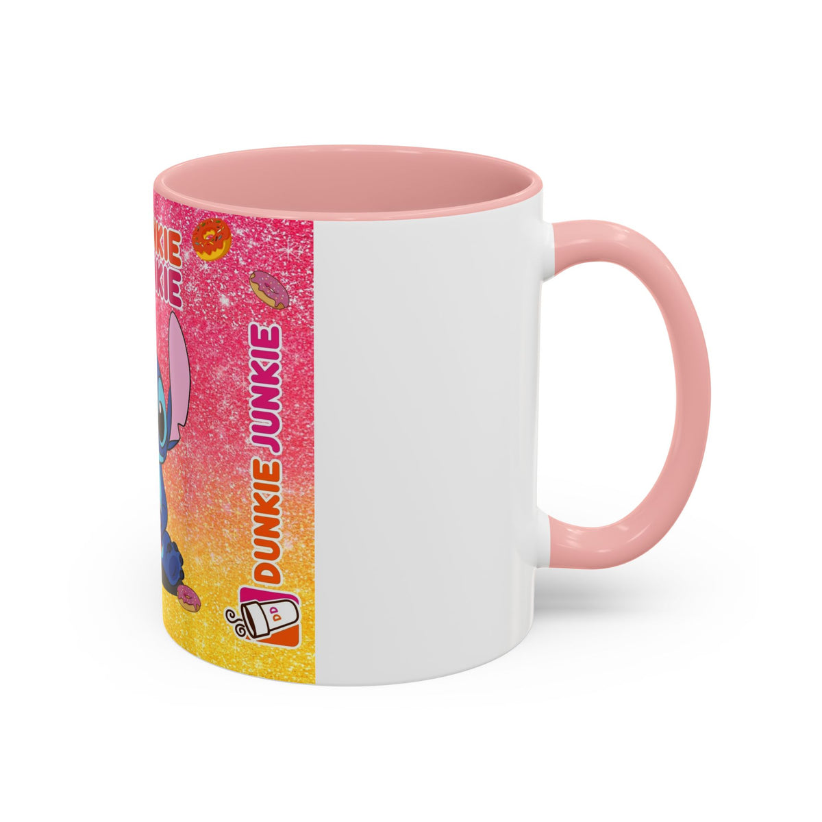 Dunkin junkie Accent Coffee Mug (11, 15oz)