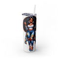 Im attracted to peace Skinny Tumbler with Straw, 20oz
