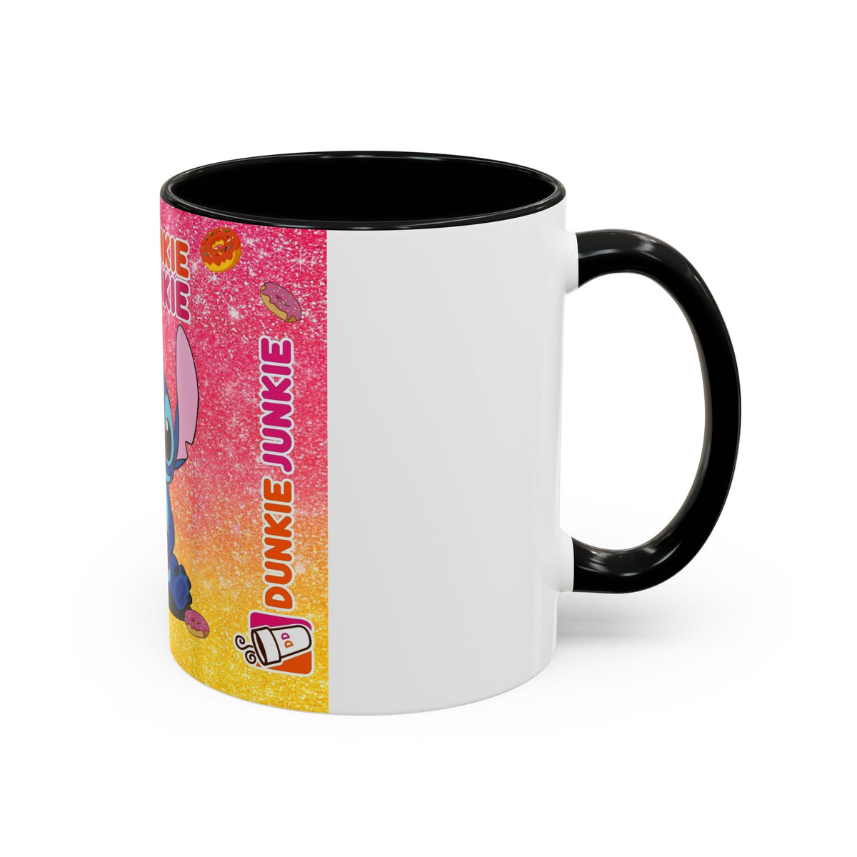 Dunkin junkie Accent Coffee Mug (11, 15oz)