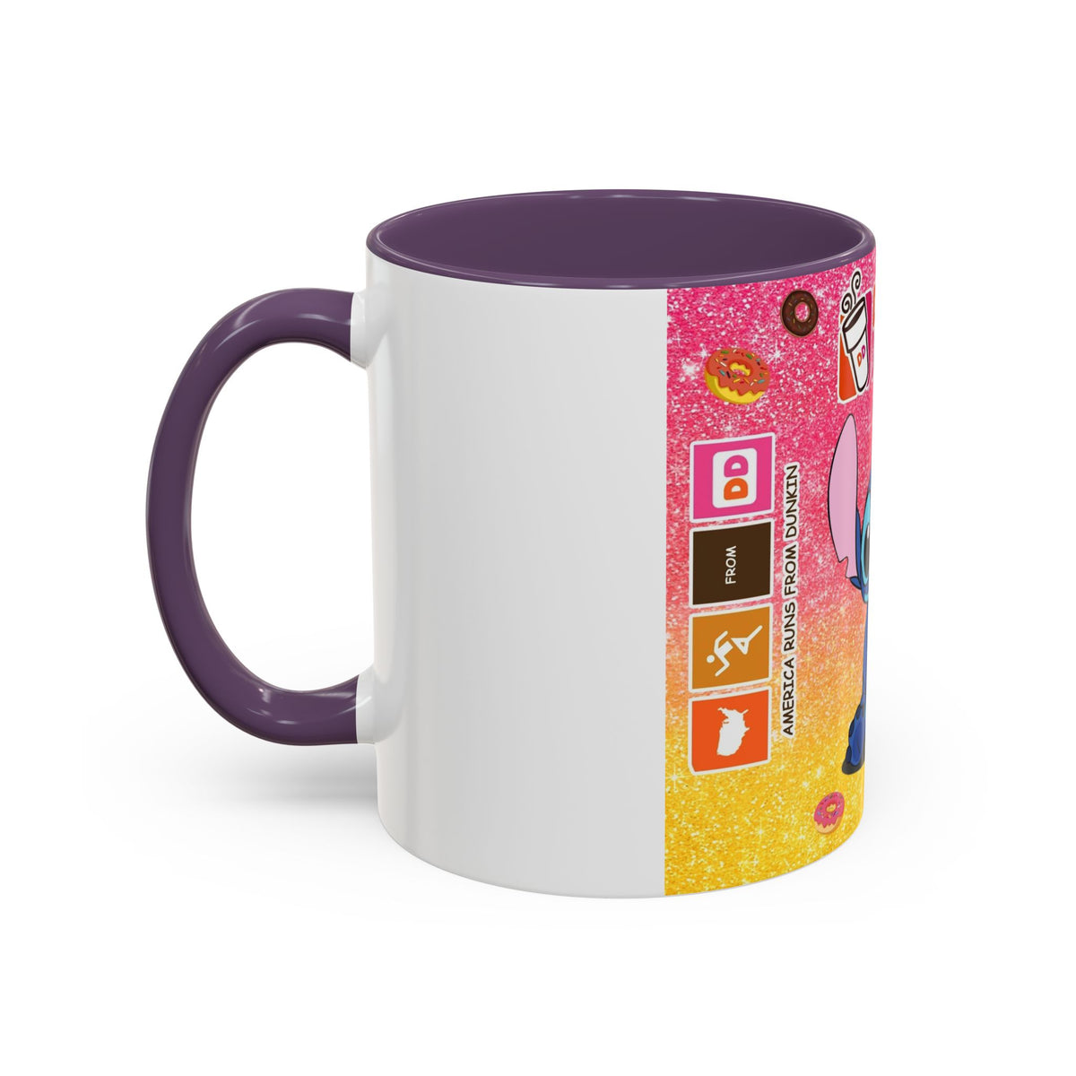 Dunkin junkie Accent Coffee Mug (11, 15oz)