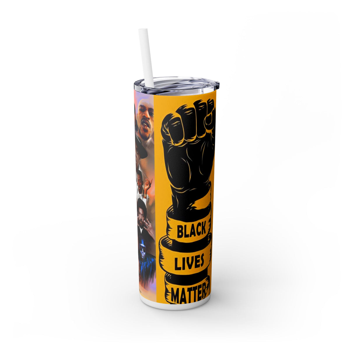 Legend of hip hop Skinny Tumbler with Straw, 20oz