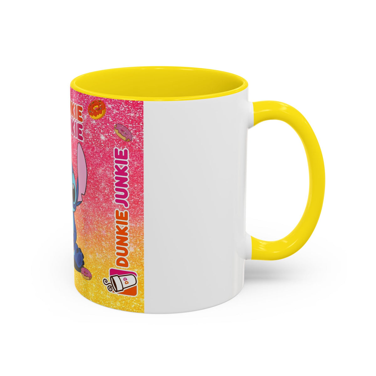 Dunkin junkie Accent Coffee Mug (11, 15oz)