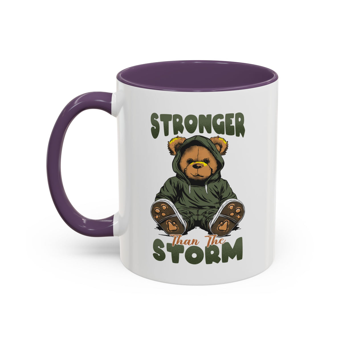 Stronger Than The Storm Accent Coffee Mug