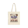 Ballpark Cotton Canvas Tote Bag