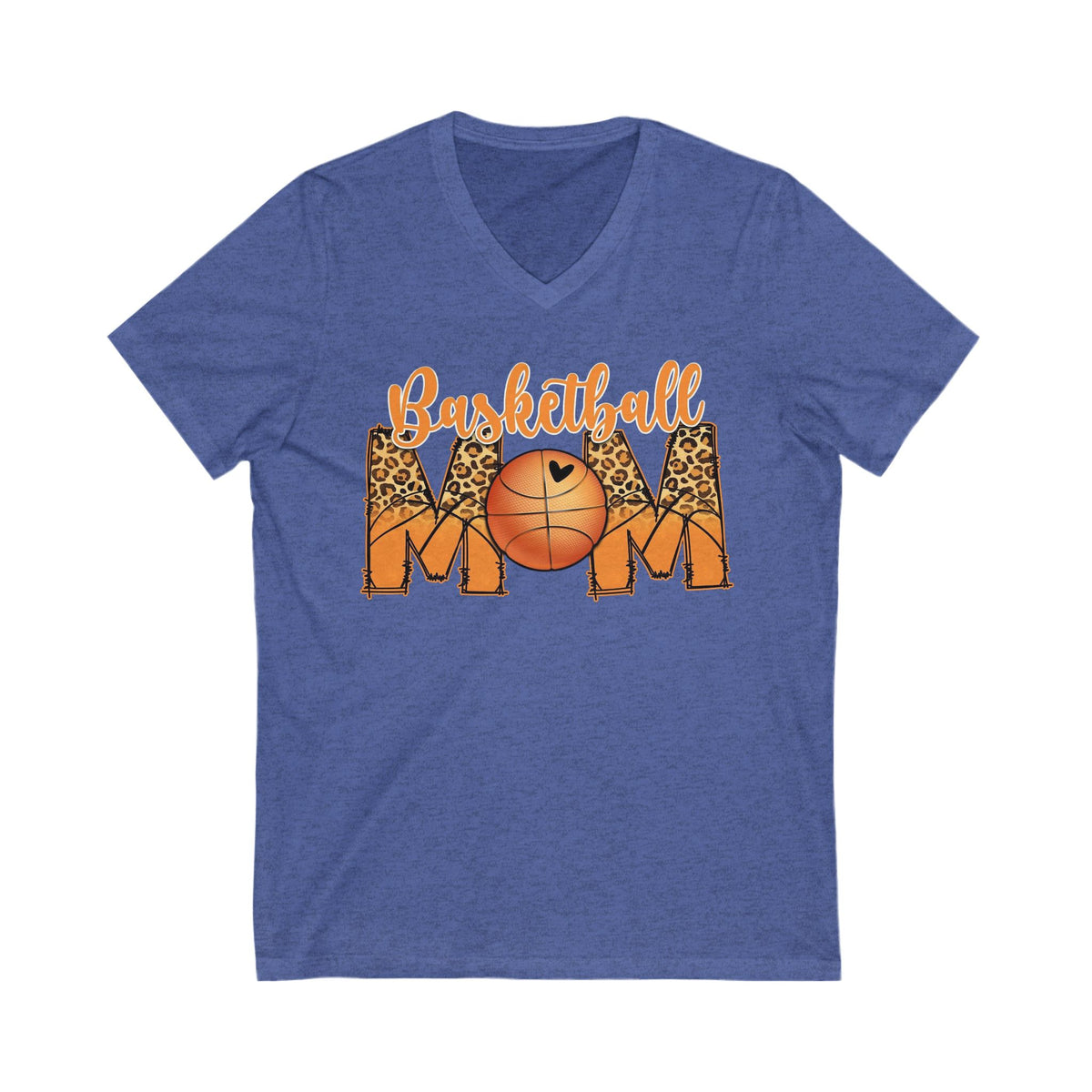 Basketball mom unisex Jersey Short Sleeve V-Neck Tee