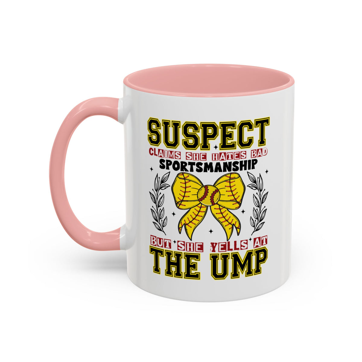 Suspect Claims Accent Coffee Mug