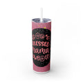 Blessed mama Skinny Tumbler with Straw, 20oz