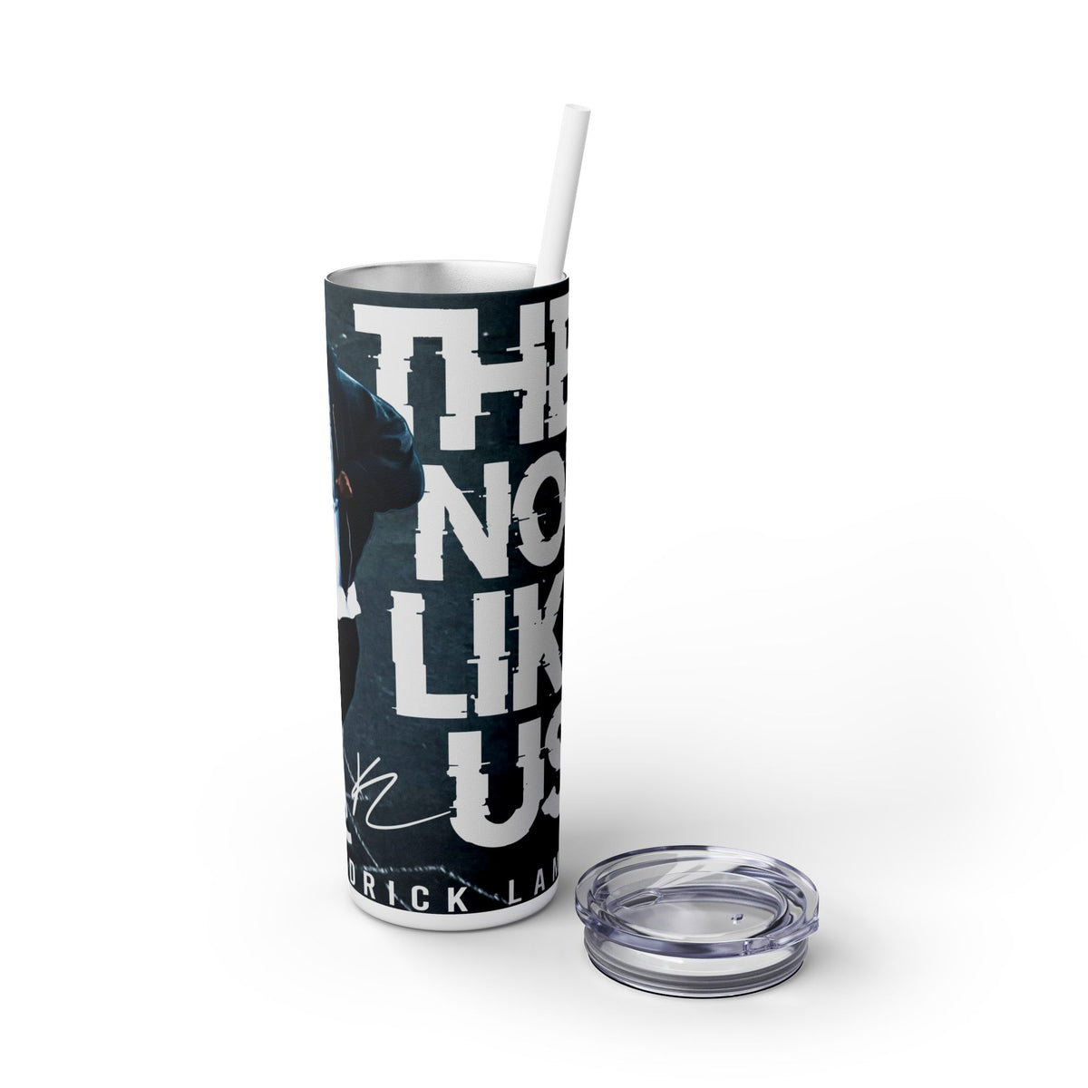 They not like us Skinny Tumbler with Straw, 20oz