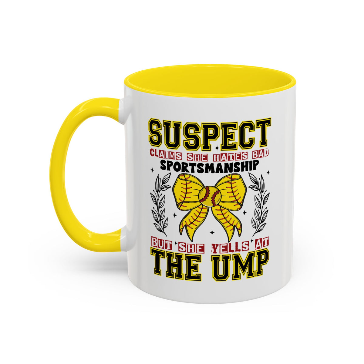 Suspect Claims Accent Coffee Mug