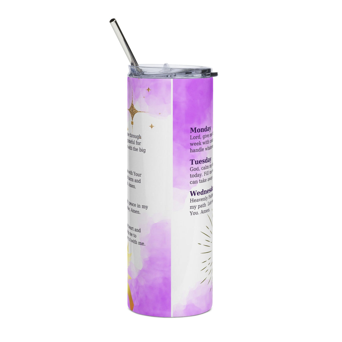 7 day prayer  Stainless Steel Tumbler, 20oz
